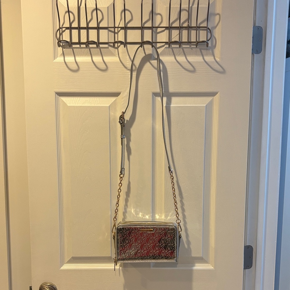 Stylish Metallic Silver and Gold Women's Bag